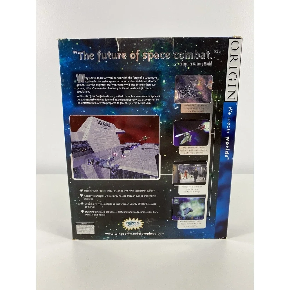 Wing Commander:‎ Prophecy (PC, 1997) Big Box ~ CIB, Untested